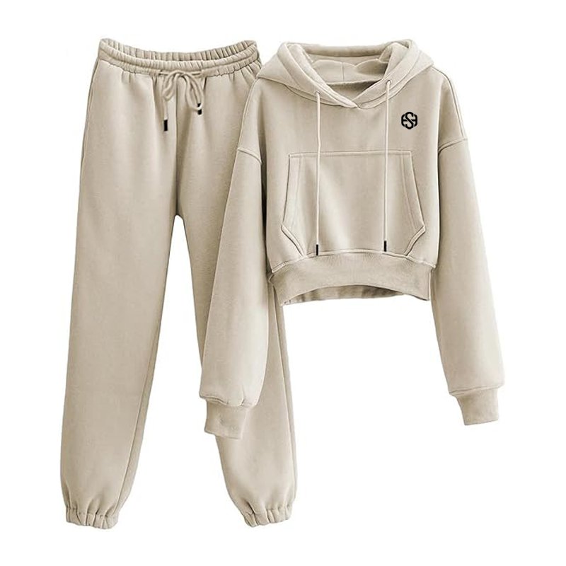 women croptop tracksuit