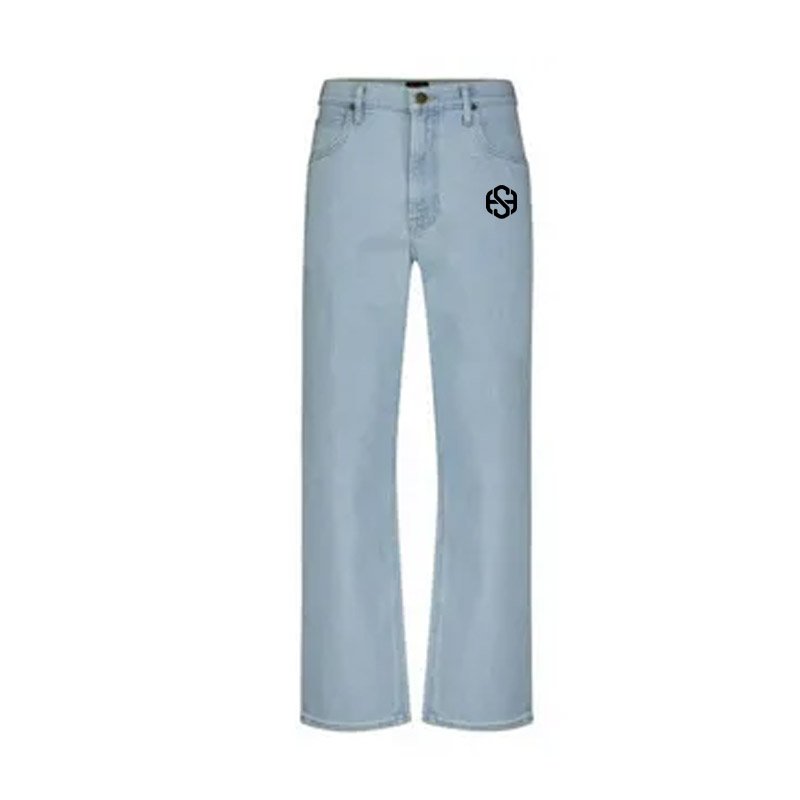woman denim pants
